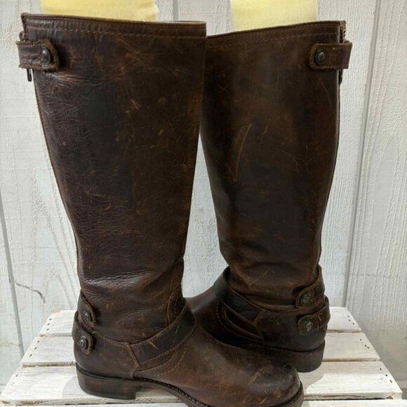 Frye Veronica Slouch Knee High Boots - Size 7 - Picture 5 of 11